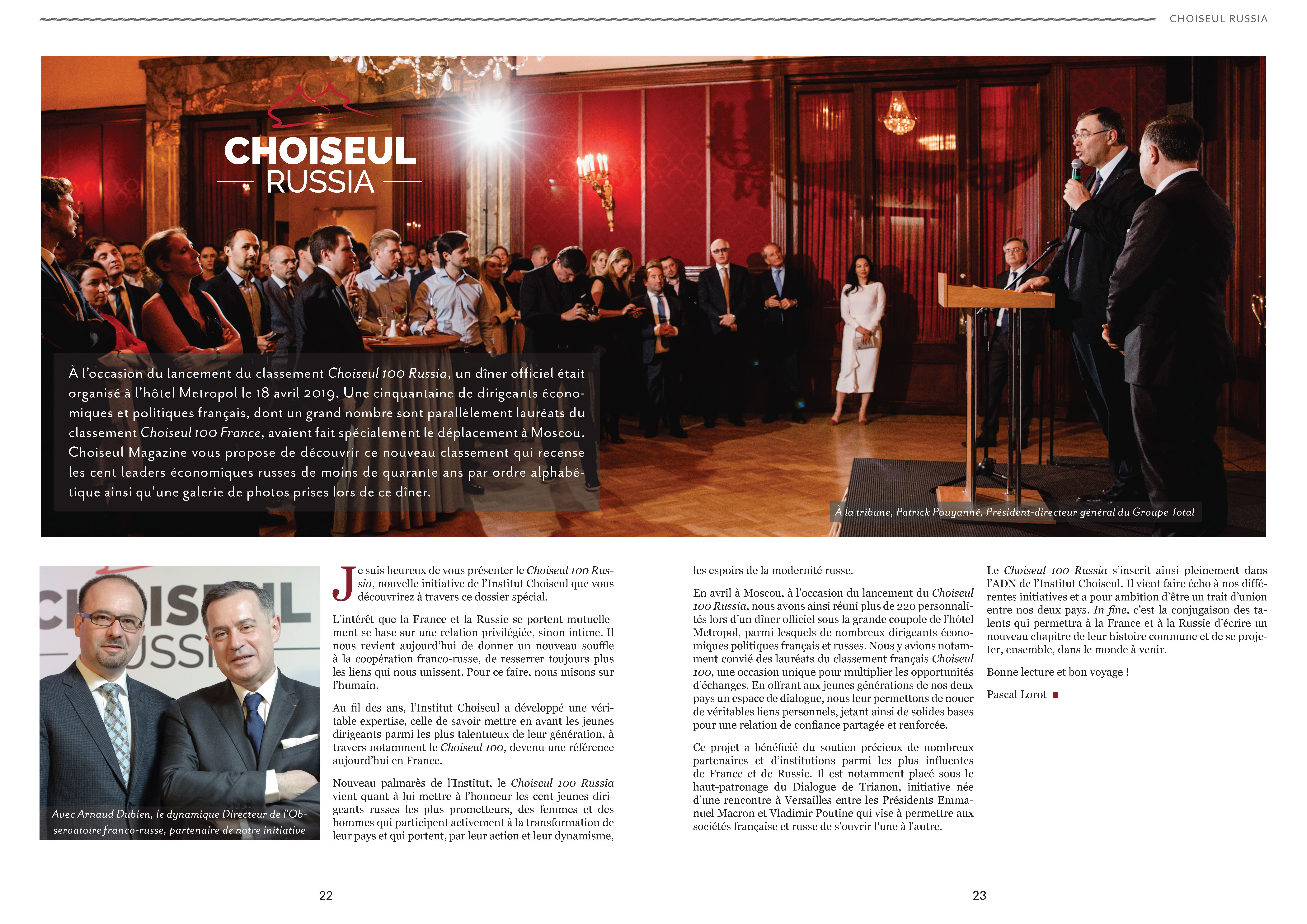 Choiseul Magazine n°7 – Spécial Choiseul 100 Russia